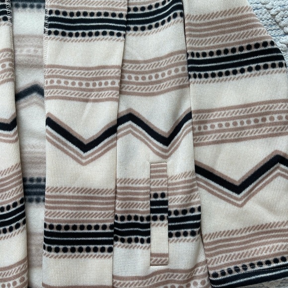 NWOT Maurices Mix Stripe Open Front Aztec Cardigan Sweater Jacket Western Style - Picture 7 of 8